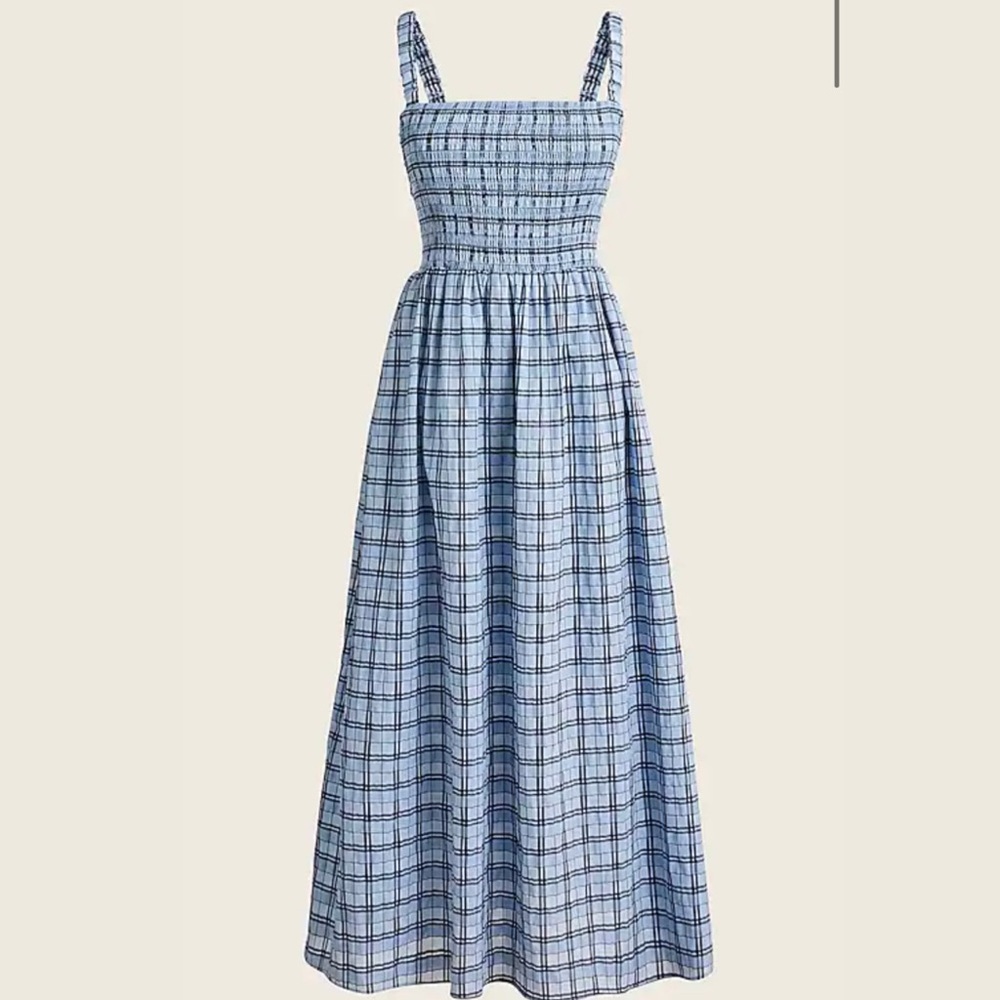 NWT JCREW SMOCKED DRESS